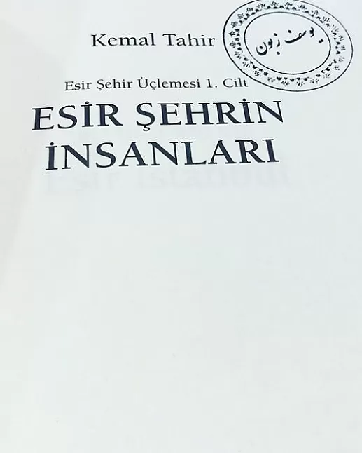 Esir şehrin insanları kitap özeti 