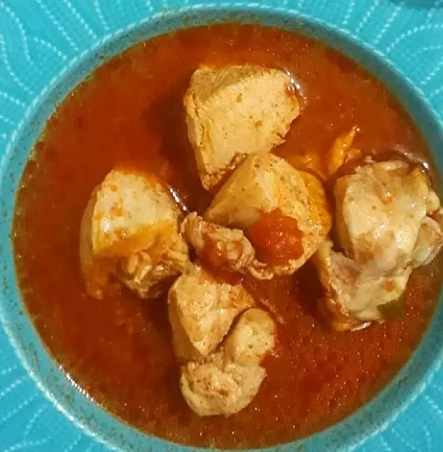 Sulu tavuk yemeği