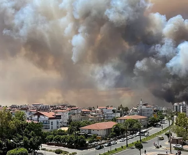 Manavgat yangın Sondakika