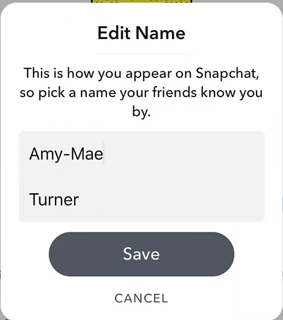 Snapchat Adınızı Nasıl Değiştirirsiniz?