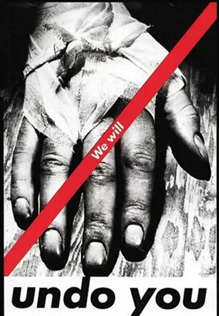 Barbara Kruger çalışmaları hakkında bilgiler 