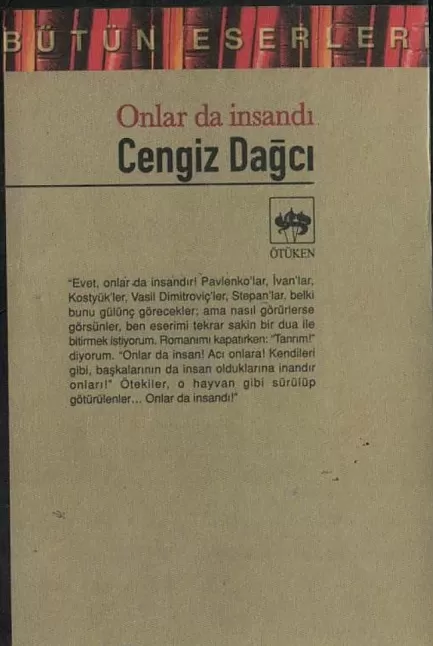 1632497049 Onlar da İnsandı Kitap Özeti | Cengiz Dağcı