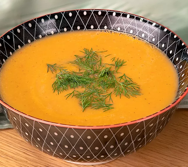 Köz Patlıcan Çorbası