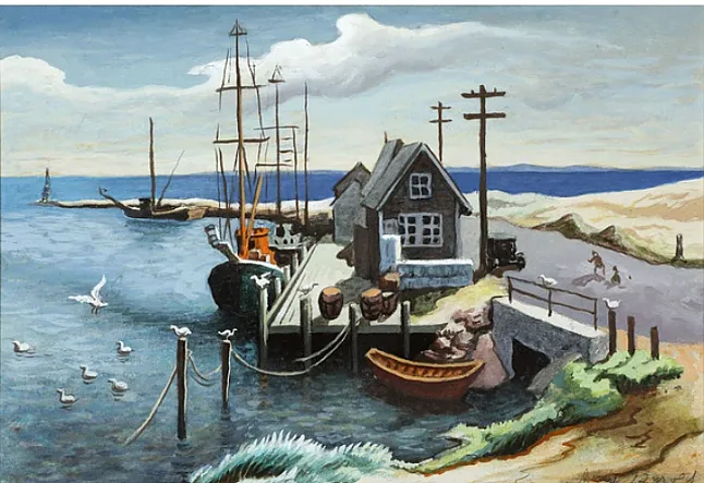 Thomas Hart Benton resim sanatı hakkında bilgiler Thomas Hart Benton resim çalışması