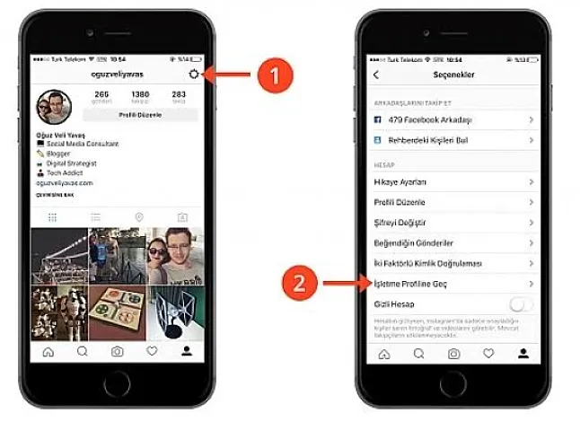 İnstagram İşletme Hesabına Nasıl Geçilir ?