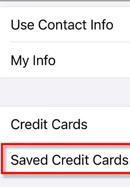 İPhone ve iPad'de Safari'de Kayıtlı Kredi Kartı Numaraları Nasıl Görüntülenir?