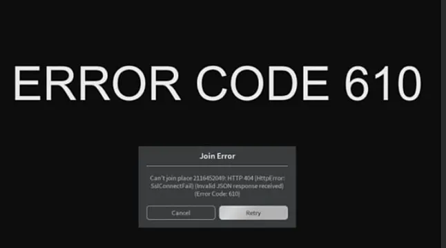 Roblox Hata Kodu 610 Nasıl Düzeltilir?