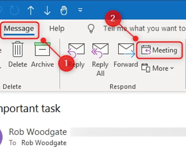 Outlook'ta Doğrudan Bir E-postadan Toplantı Nasıl Oluşturulur? 