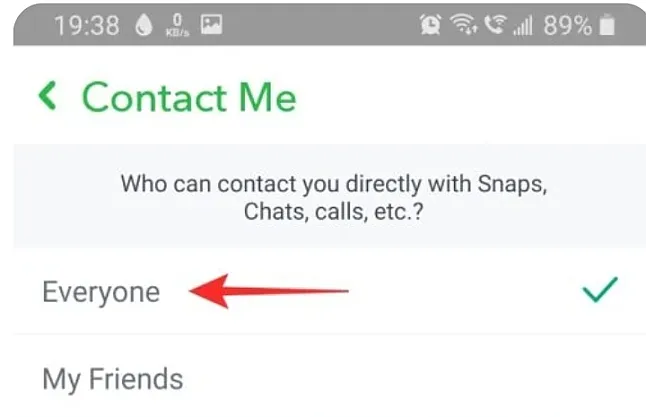 Snapchat'te Arkadaş listenizde olmayan birini engelleyebilir misiniz?