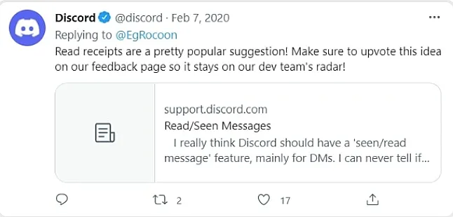 Discord'da Birinin Mesajınızı Okuduğunu Nasıl Anlarsınız?