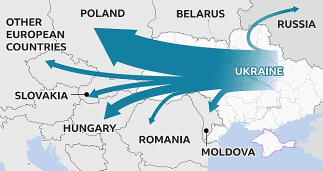 Kaç mülteci Ukrayna'dan kaçtı ve nereye gidiyorlar?