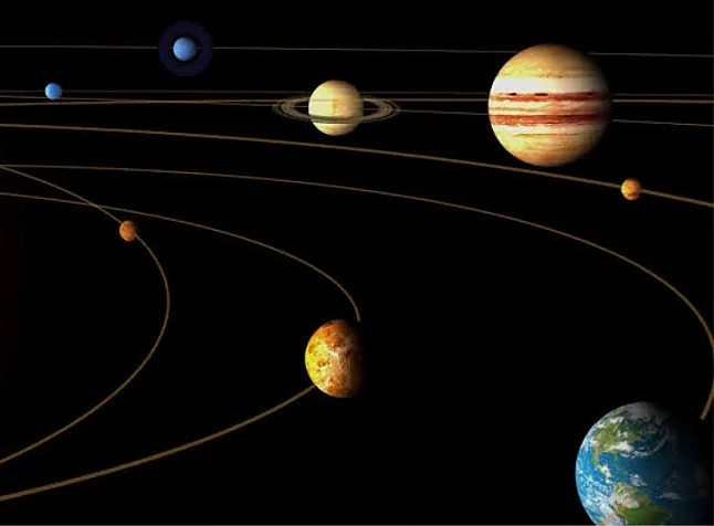 Gezegenlerin Renkleri Güneş sistemindeki gezegenleri renkleri nasıl oluşur?