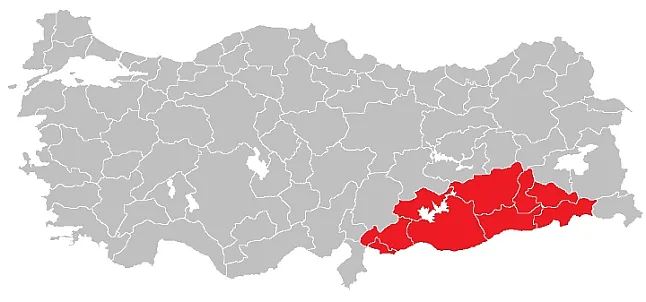 Güneydoğu Anadolu Bölgesi İlleri Ve İlçeleri