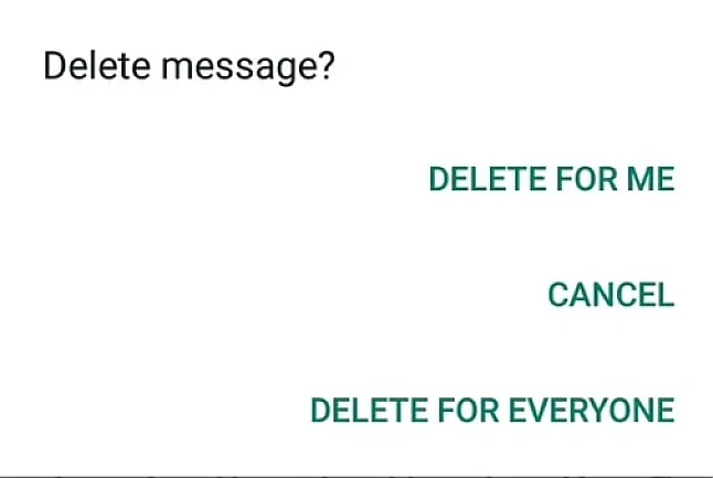 Benim İçin Sildikten Sonra Herkes İçin Whatsapp Mesajı Nasıl Silinir?2022