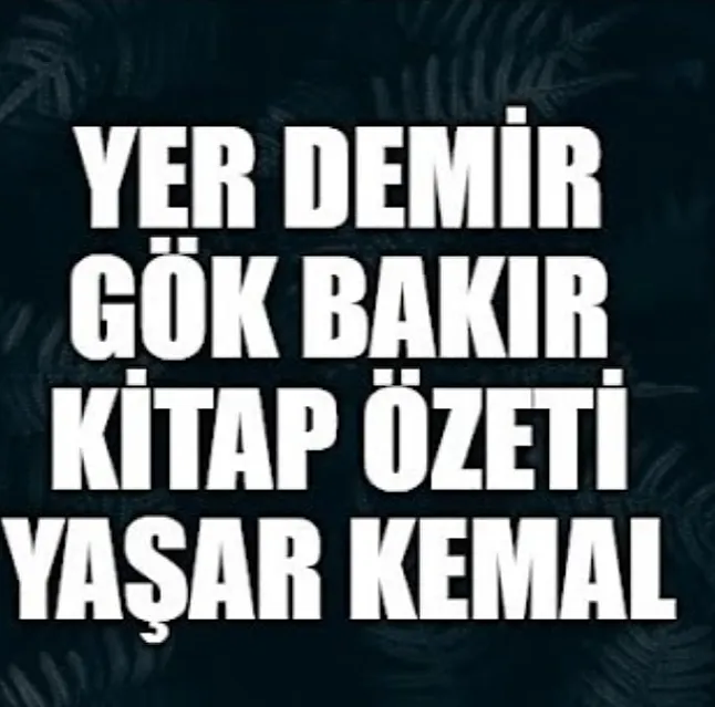 Yer Demir Gök Bakır Kitap Özeti