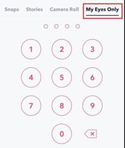 Snapchat'te Yalnızca Gözlerim Parolanızı Nasıl Değiştirirsiniz?