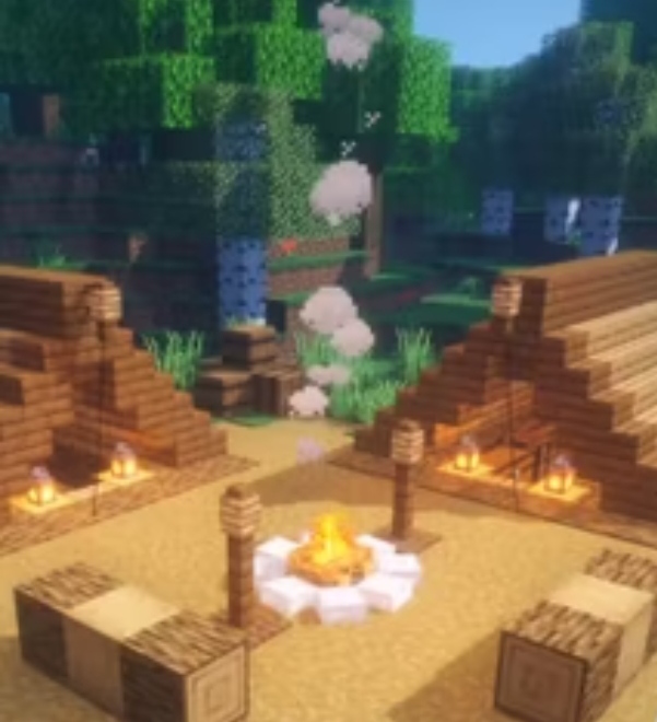 Minecraft'ta Kamp Ateşi Nasıl Yapılır?