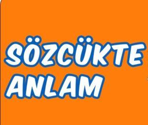 Sözcükte Anlam Nedir?