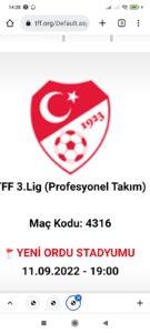 Ordu Spor 1967 - Iğdır Futbol Kulübü maçı ne zaman, saat kaçta, Hangi kanalda?