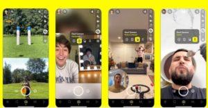 Snapchat'te Çift Kamera Modunu Kullanma