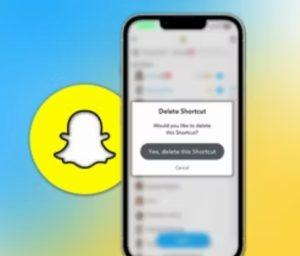 Snapchat'te Kısayollar Nasıl Silinir?