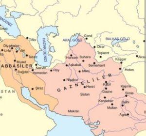 Gazneliler kimdir Gazneliler harita