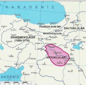 Artuklular beyliği haritası Artuklular kimdir