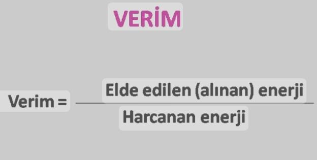 Fizikte verimlilik nedir?